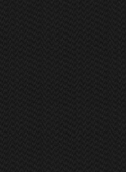 Black Herringbone Cotton Shirt