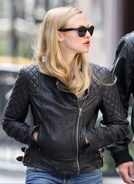 Amanda Seyfried Leather Jacket Amanda Seyfried Leather Jacket