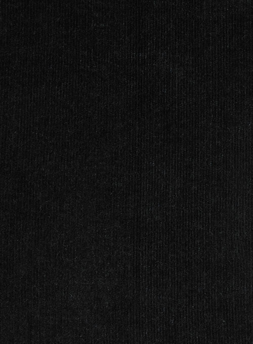 Slate Black Corduroy Stretch Jeans - Hard Wash