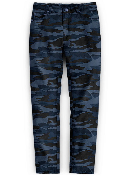 mens tapered blue jeans