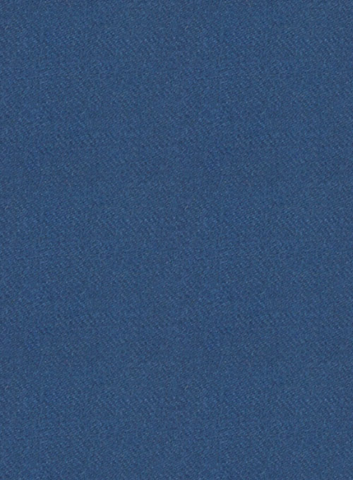 Bottle Blue Flannel Wool Pants