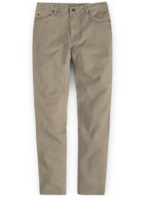 khaki chino trousers