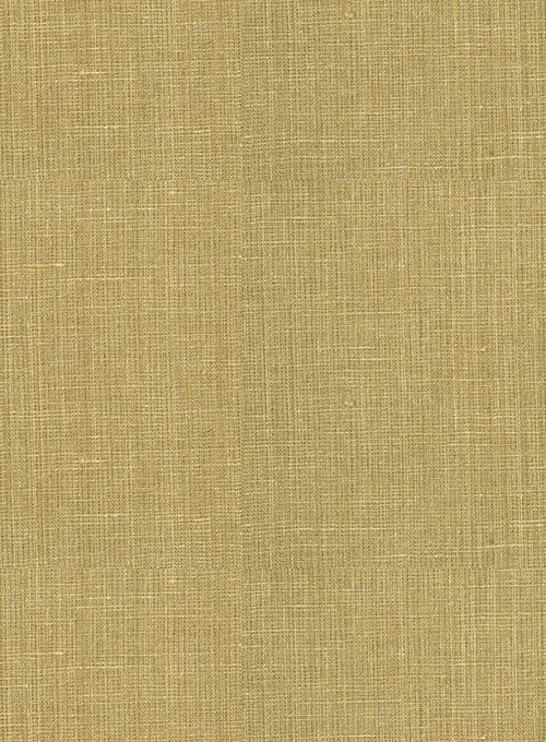 British Khaki Pure Linen Pants
