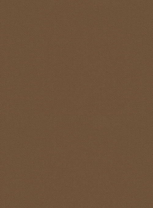 Brown Stretch Chino Pants - Click Image to Close
