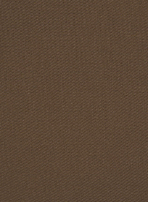 Brown Stretch Chino Shorts