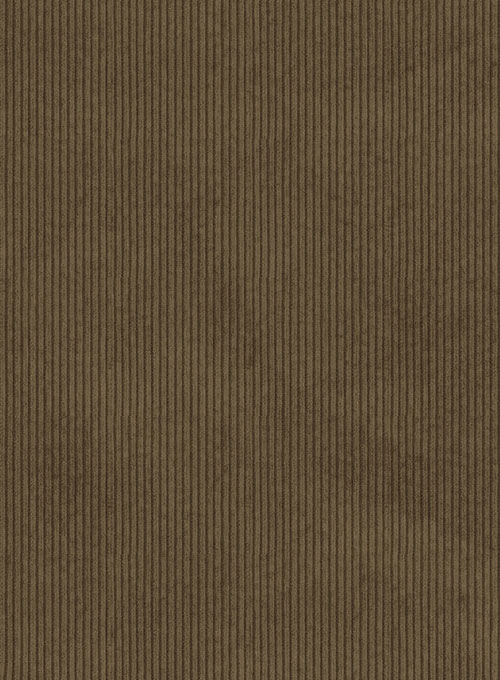 Brown Stretch Corduroy Trousers