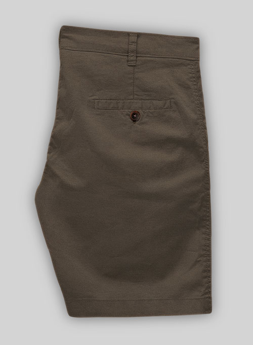 Brown Summer Weight Chino Shorts