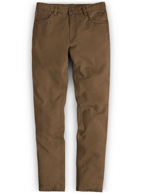 Brown Stretch Chino Jeans Brown Stretch Chino Jeans