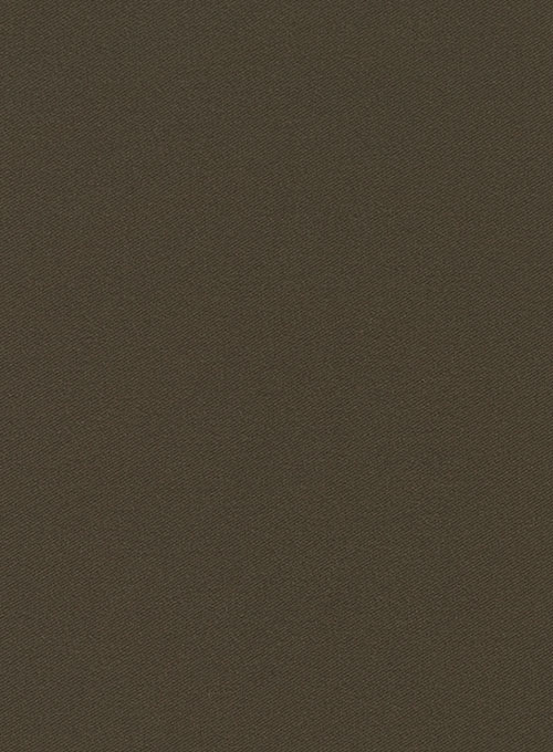 Canyon Green Peach Finish Twill Formal Chinos