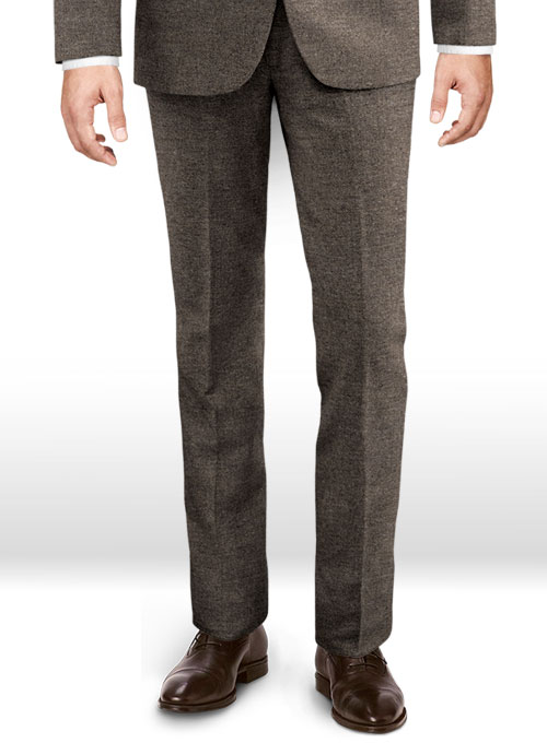 Carre Brown Tweed Pants - Click Image to Close
