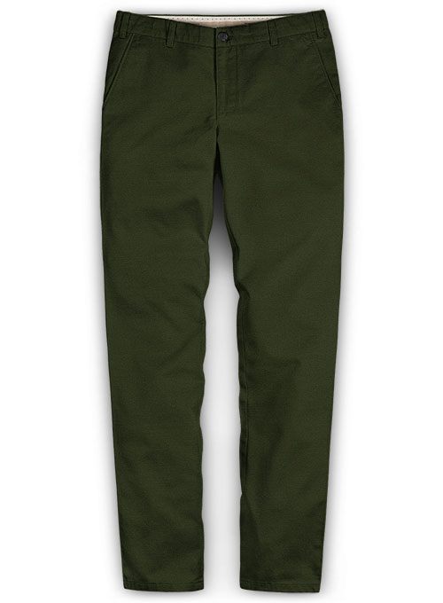 green chinos