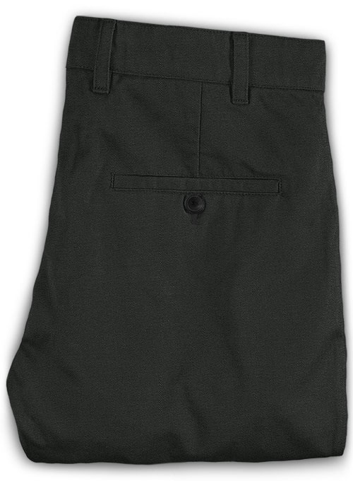 Super Dark Gray Chinos