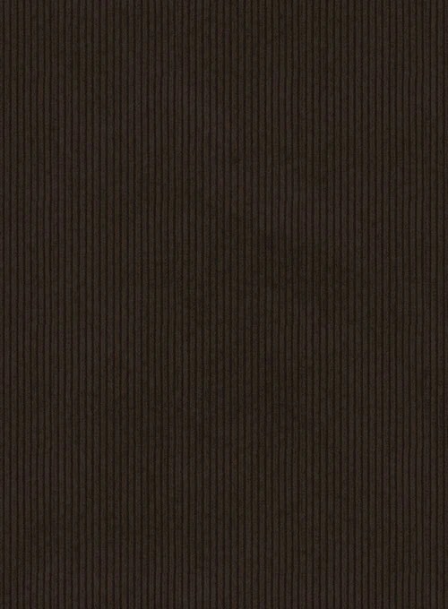 Coffee Brown Stretch Corduroy Trousers