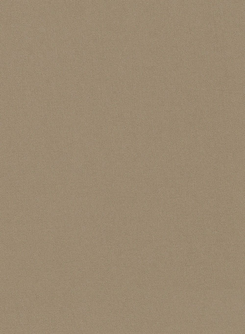 Dark Beige Stretch Chino Pants
