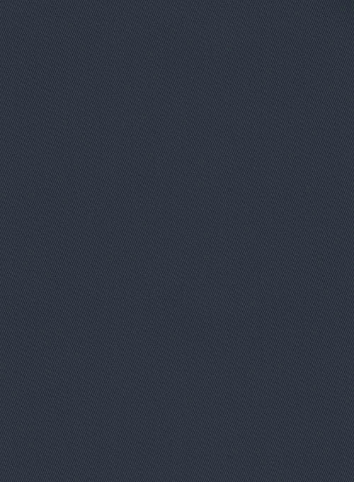 Dark Blue Stretch Chino Pants - Click Image to Close