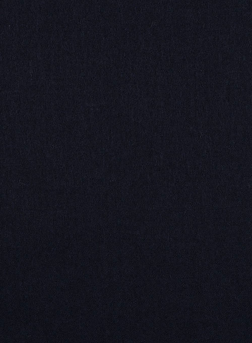 Dark Navy Flannel Wool Pants