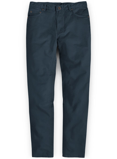 dark blue chino pants