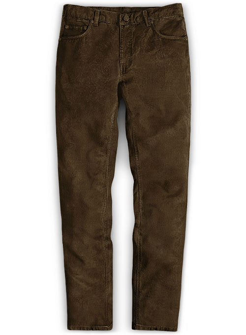 Dark Brown Corduroy Jeans : MakeYourOwnJeans®: Made To Measure Custom ...