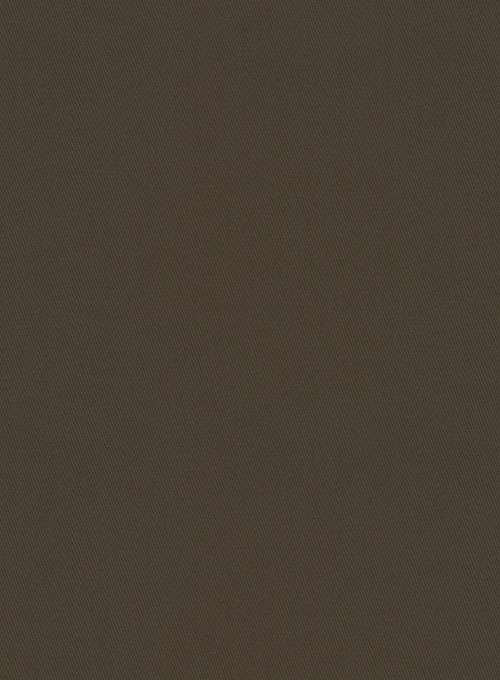 Dark Brown Stretch Chino Jeans