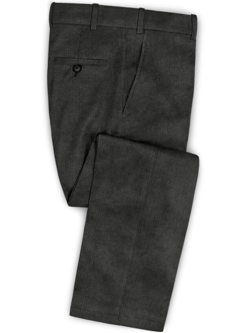 Dark Gray Corduroy Pants : Made To Measure Custom Jeans For Men & Women ...