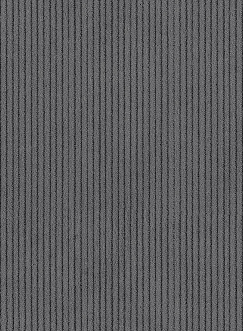 Dark Gray Thick Corduroy Trousers - 8 Wales