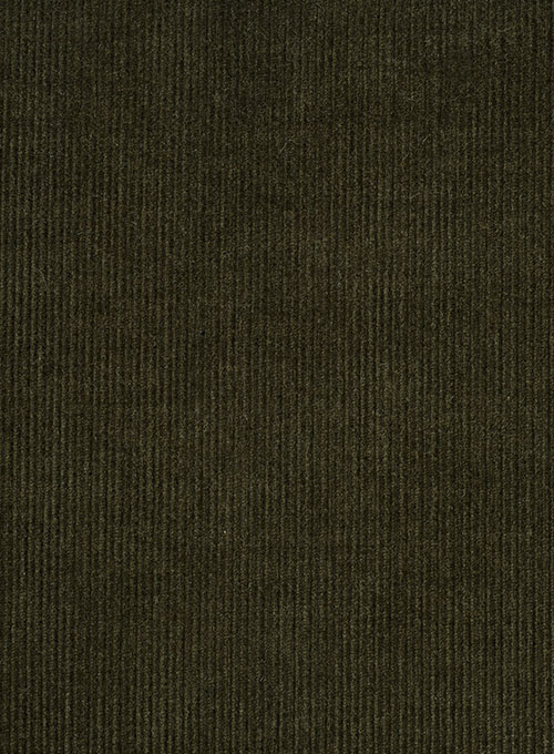 Dark Olive Corduroy Trousers