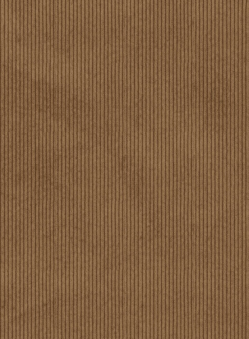 Earthy Brown Stretch Corduroy Pants