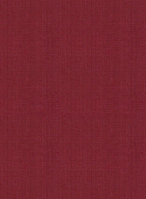 Easy Pants Moscow Maroon Pure Linen