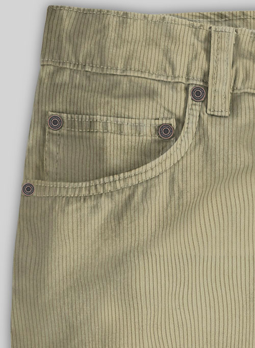 Fawn Corduroy Jeans - 8 Wales