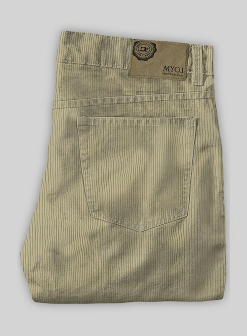 Fawn Corduroy Jeans - 8 Wales