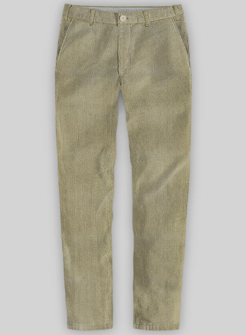 Fawn Corduroy Trousers - 8 Wales