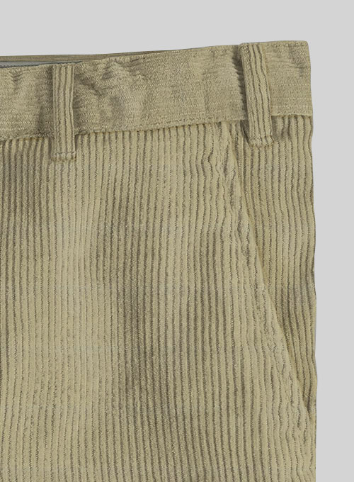 Fawn Corduroy Trousers - 8 Wales