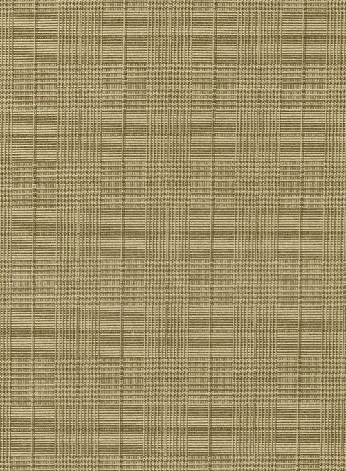 Glen Stretch Cotton Beige Pants