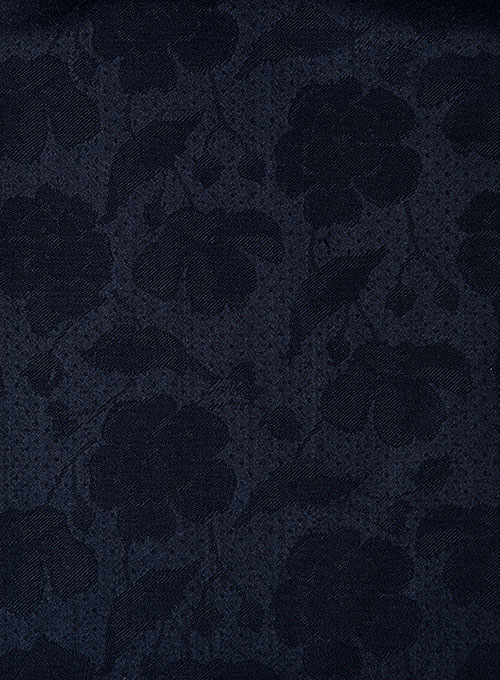 Graffiti Blue Flower Wool Pants