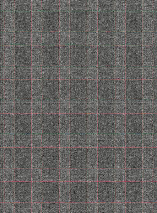 Gray Mont Checks Flannel Wool Pants