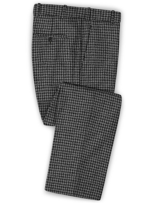 Harris Tweed Houndstooth Gray Pants : Made To Measure Custom Jeans For ...