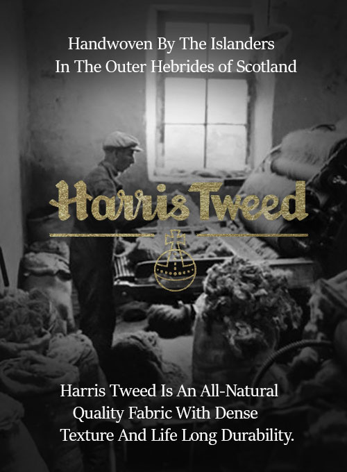 Harris Tweed Barley Gray Highland Trousers