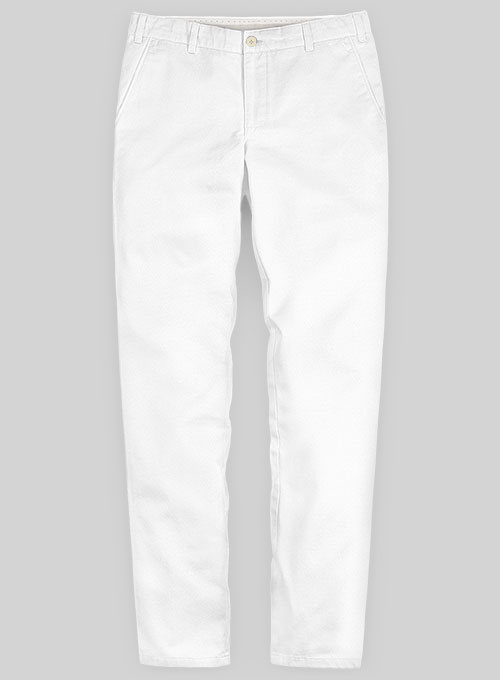 Heavy White Chino Pants : Made To Measure Custom Jeans For Men & Women ...