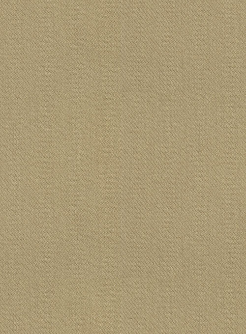 Heavy Knit Khaki Stretch Chino Jeans