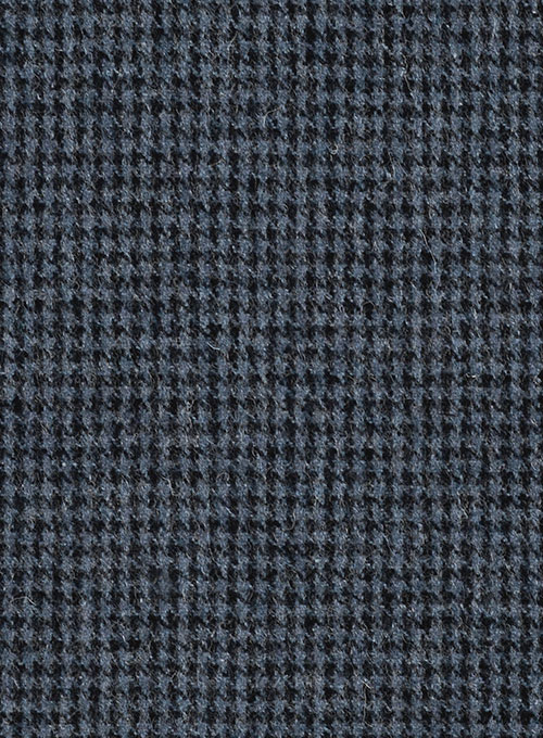Houndstooth Blue Tweed Pants