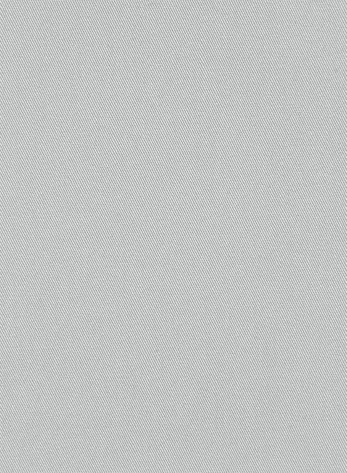 Ice Gray Cotton Power Stretch Chino Jeans