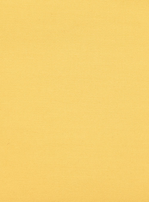 Italian Biella Yellow Cotton Pants