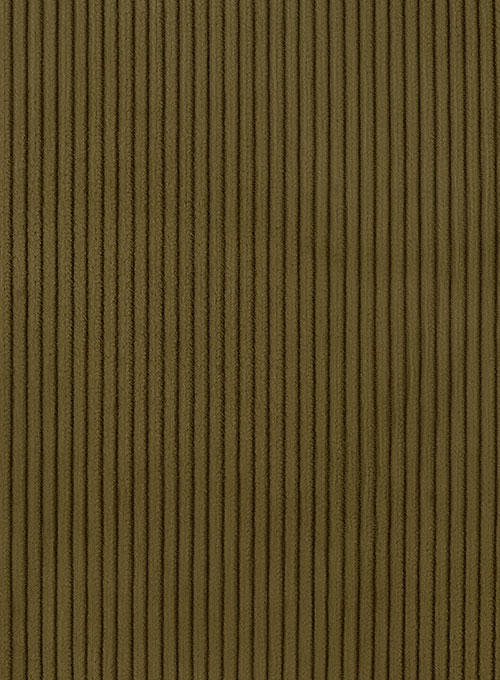 Italian Beige Thick Corduroy Trousers - 8 Wales