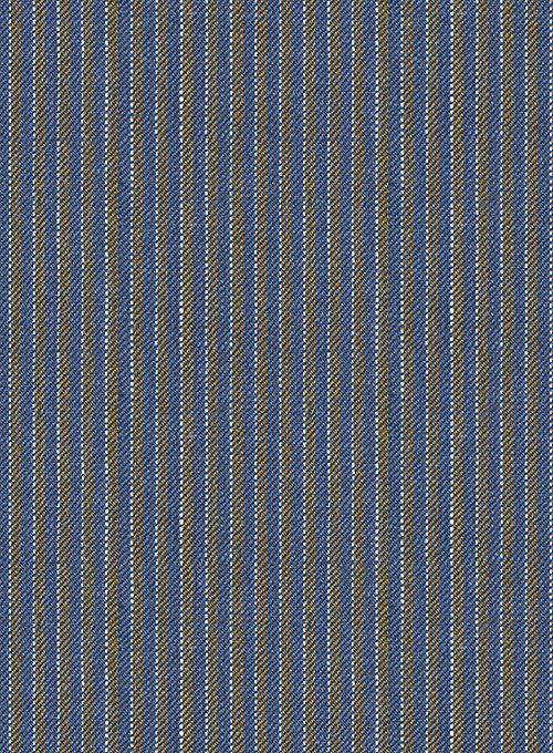 Italian Linen Marine Blue Pants
