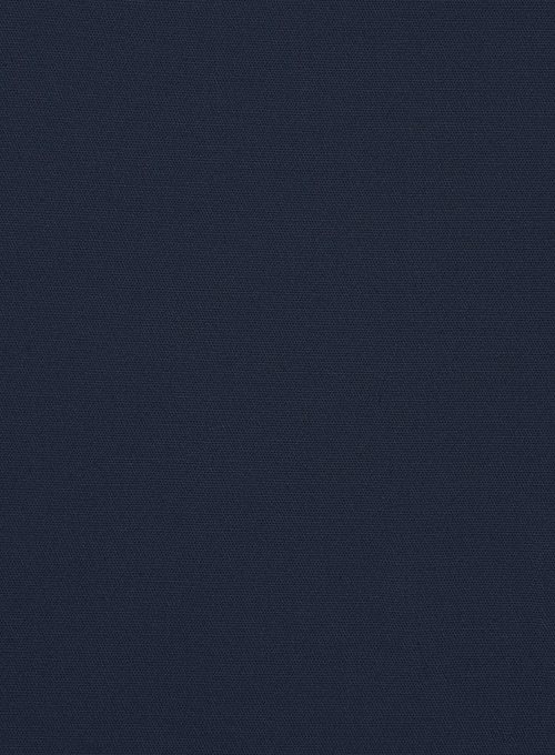 Italian Navy Blue Cotton Stretch Pants