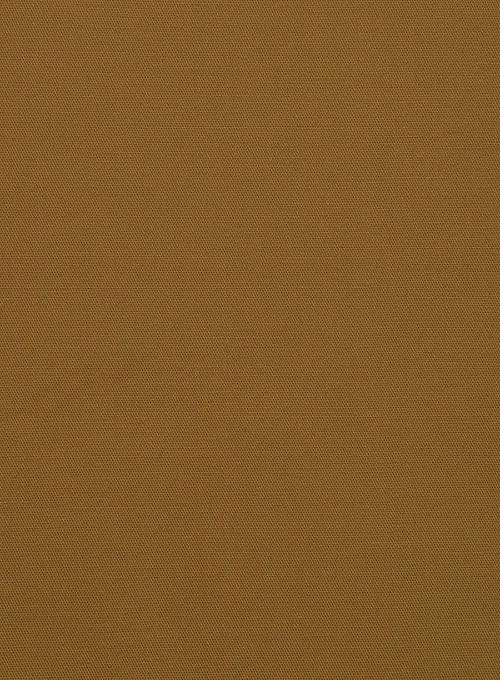 Italian Tan Cotton Stretch Pants