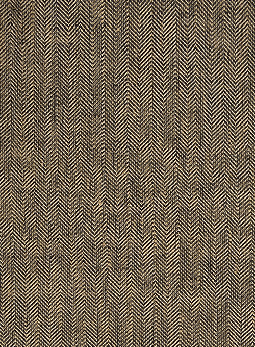 Italian Veneto Herringbone Linen Pants