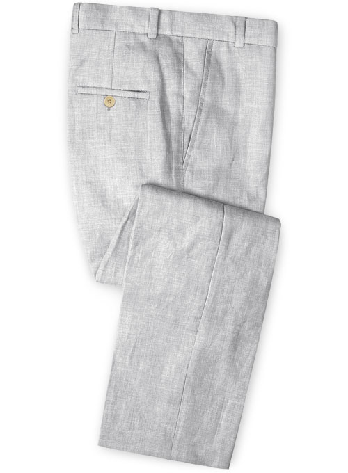 Light Gray Linen Pants Online Sales, UP 