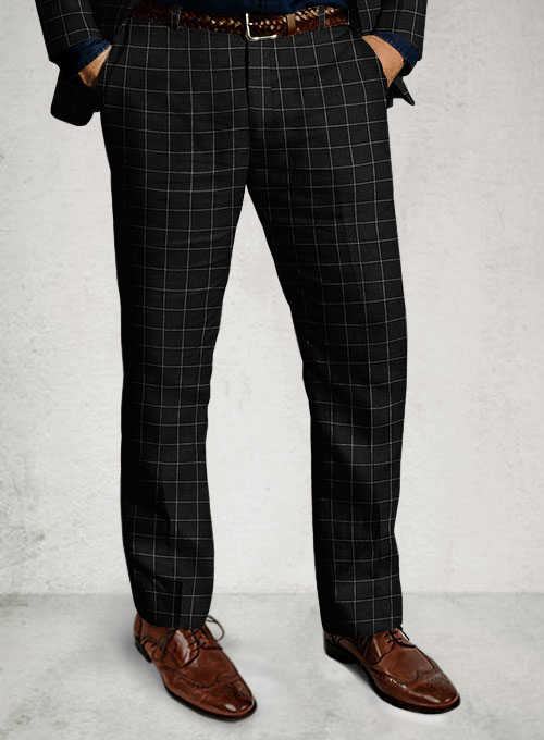 Italian Linen Onzale Checks Pants