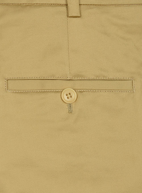 Khaki Fine Twill Formal Chinos